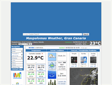 Tablet Screenshot of meteomaspalomas.info